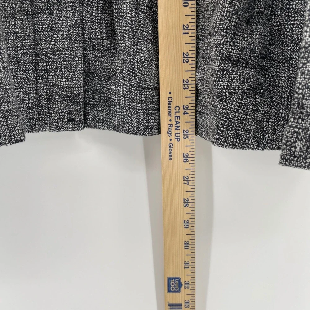 Eileen Fisher Textured Organic Cotton Tweed Stand Collar Zip Jacket Size Large - Picture 9 of 10